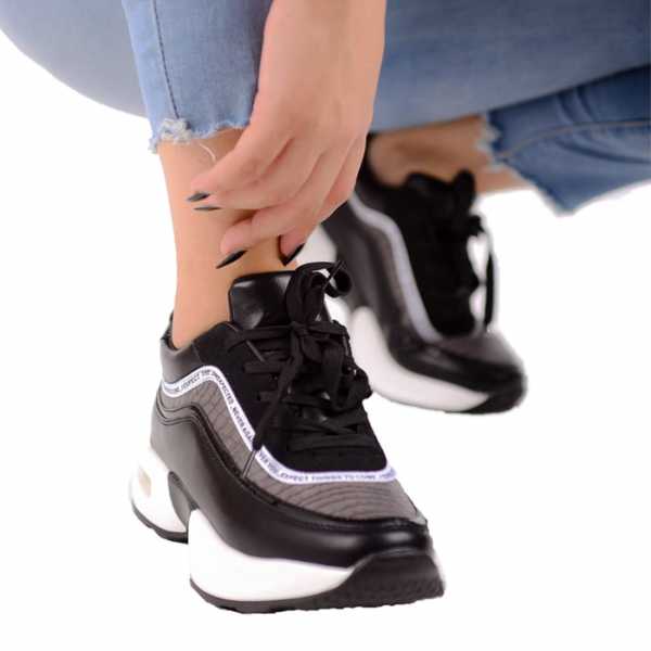 basket en daim femme