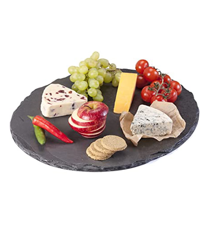 Plateau fromage ardoise avec cloche - Plateaux Buffet : Buffet Plus