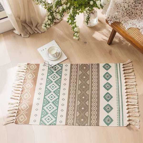 tapis de sol pour décoration couleur d'hiver décoration home tapis margoum